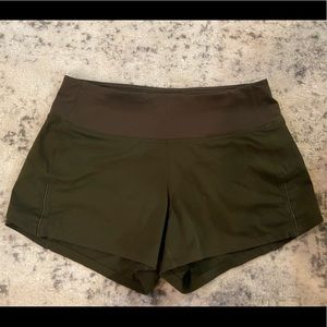 Lululemon athletica 3 inch inseam speed up shorts.
